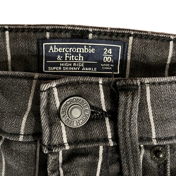 𝅺abercrombie & Fitch High Rise Super Skinny Ankle Jeans - 00S - Picture 3 of 3